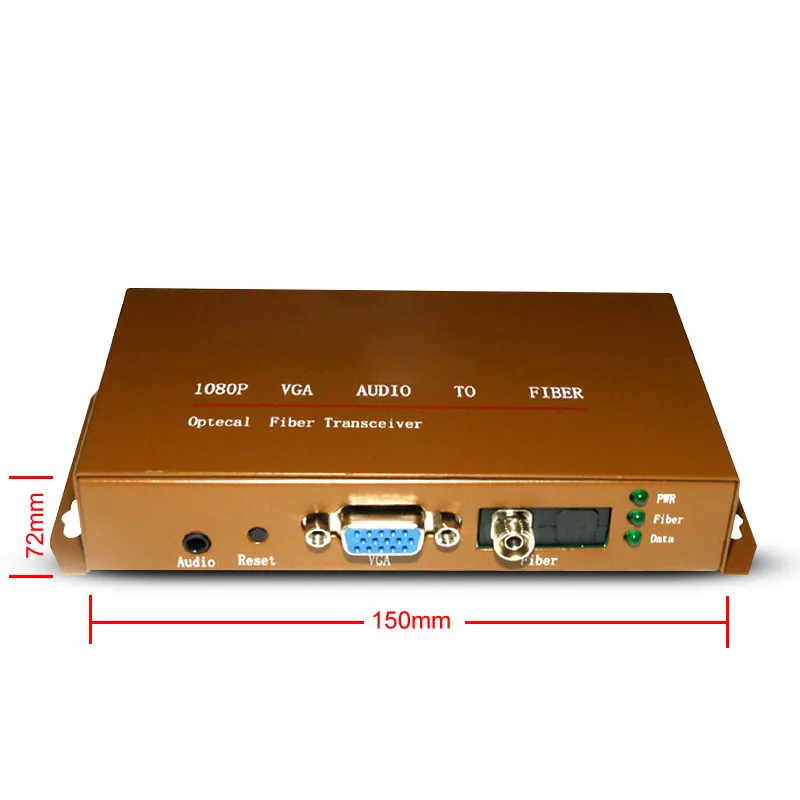 1 пара волоконно оптический преобразователь VGA 1080P 20 км|Оптоволоконное
