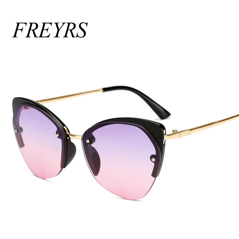FREYRS кошачий глаз розовый солнцезащитные очки женщина оттенков женские классические солнцезащитные очки для женские гафы 2019 модный бренд