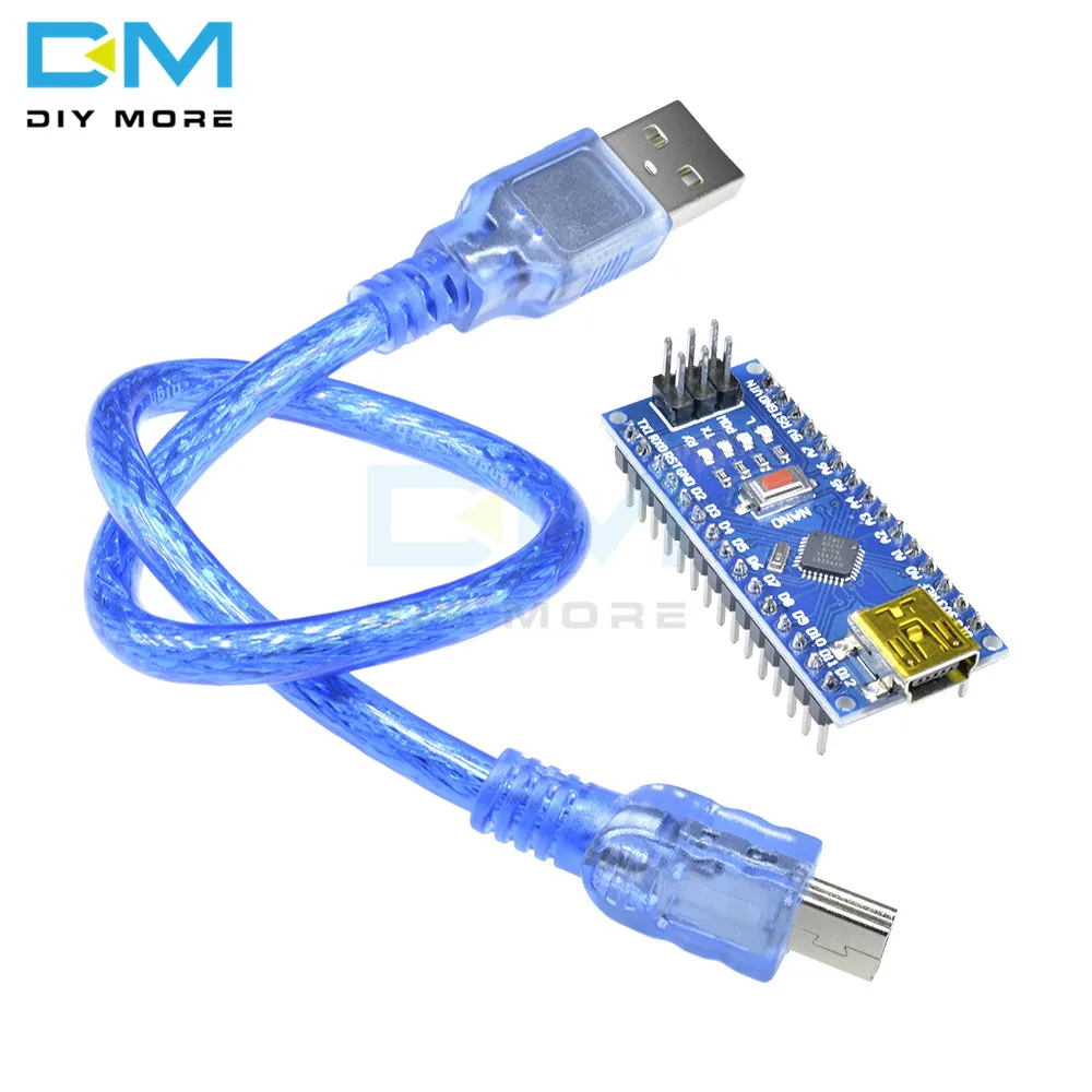 Buy Nano V3.0 3.0 Mini USB Driver ATmega328 ATmega328P 5V 16M Micro Controller Board CH340 For Arduino Usb Cable Replace FT232RL ISP