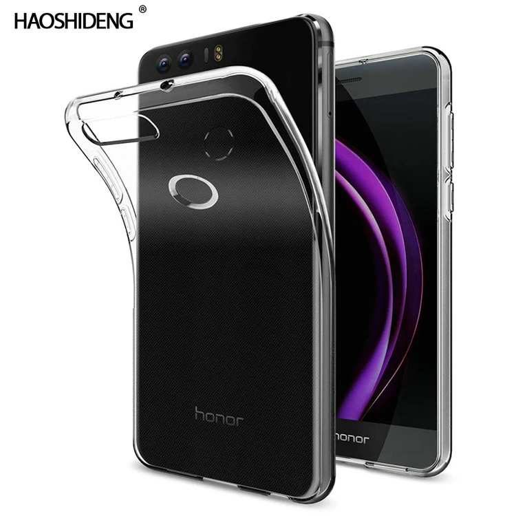 Чехол для huawei Honor 8 TPU Силиконовый прочный прозрачный мягкий чехол для huawei Honor 8 защитный чехол на заднюю панель телефона