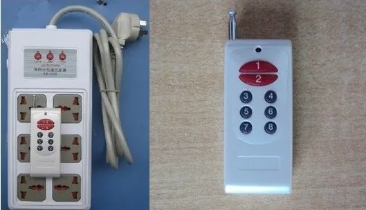 

AU AC 220V 10A High power wireless remote control socket plug seat +remote control switch
