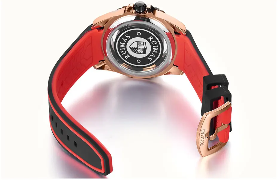 RUIMAS армейские спортивные часы мужские Лидирующий бренд силиконовый ремешок аналоговые наручные часы мужские Relogios Masculino часы повседневные часы 549 черный