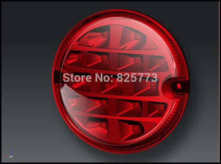 Fog-Lamp-Red-Color-with-15-pcs-Highlight-safety-lights-for-trucks-trailer-rear-lights-led