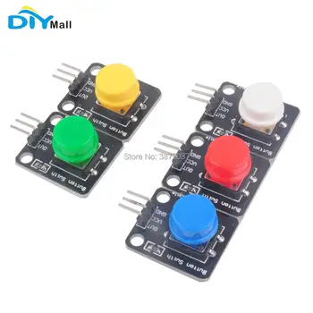 

5pcs/lot DIYmall Big Button Switch Module Electronic Building Block for Arduino UNO Mega for micro:bit microbit micro bit 5color