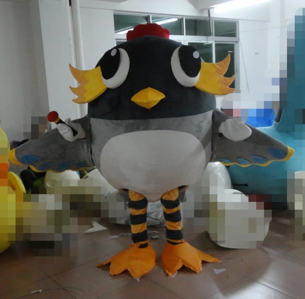 

Adult gray bird Mascot Costume animal costume school mascot fancy dress costumes