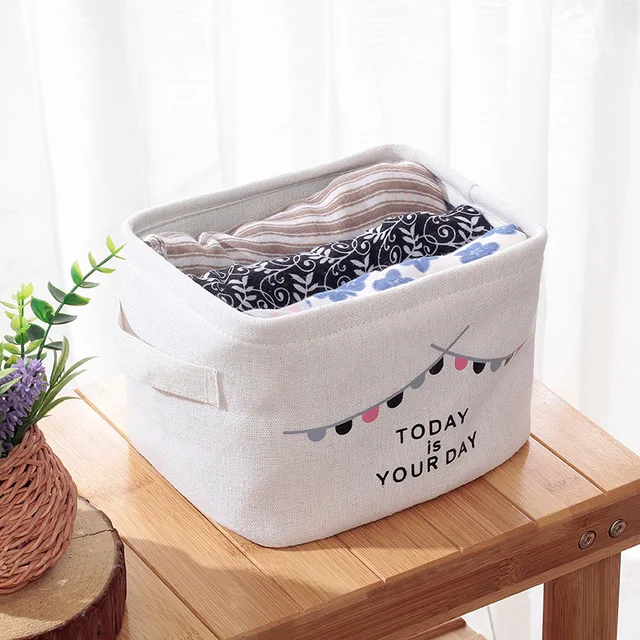 Cesta de almacenamiento plegable de escritorio organizador impermeable