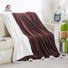 Parkshin элегантное фланелевое одеяло, удобное покрывало из кораллового флиса, мягкое покрывало для дивана, кровати, дома, лоскутные одеяла