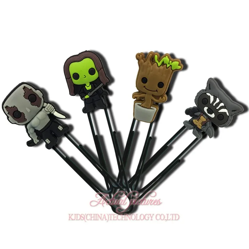 

4pcs Cute Cartoon Figure Guardians of the Galaxy Groot Bookmarks for Kids Paper Clips for Books School Office Supplies Gift