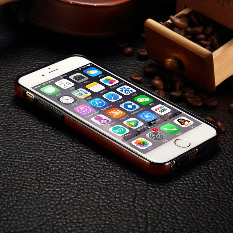 Роскошный Премиум PU кожаный Слот для карт мягкий резиновый чехол-Обложка для Apple iphone 6 6 S Plus 5s 5 SE чехол