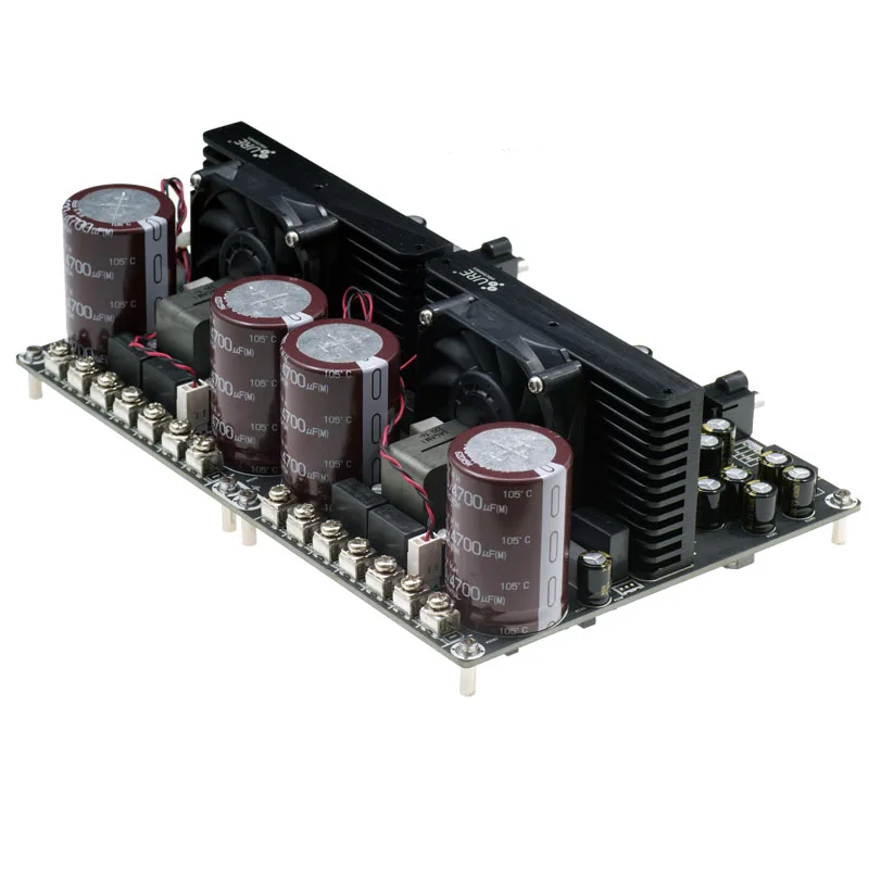 2*2000W Class D power amplifier Dual channel 2000W digital amplifier IRS2092 high feedback amplifier board