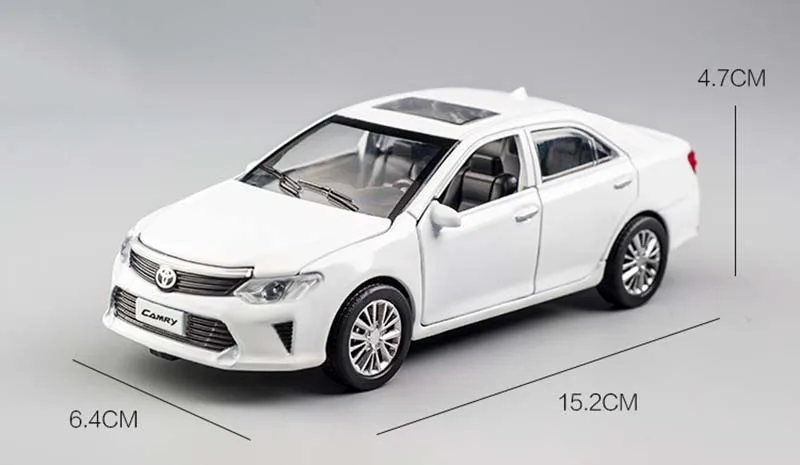 1/32 литой металлический автомобиль Camry из сплава миниатюрная модель автомобиля со