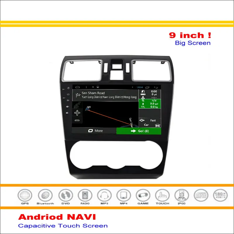  Car Android GPS Navigation System For Subaru Forester XV 2015 - Radio Stereo Audio Video Multimedia ( No DVD Player ) 