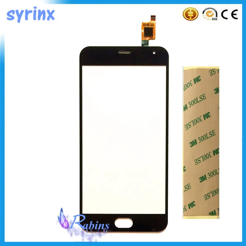 SYRINX 5 0 &quotсенсорный экран панель внешнее стекло дигитайзер Замена для Meizu M2 Note Mini