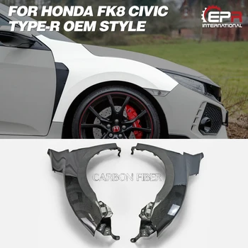 

FRP Fender For Honda FK8 CIVIC TYPE R Carbon/Glass Fiber OEM Front Fender Body Kit Tuning Trim For Civic FK8 Racing Part