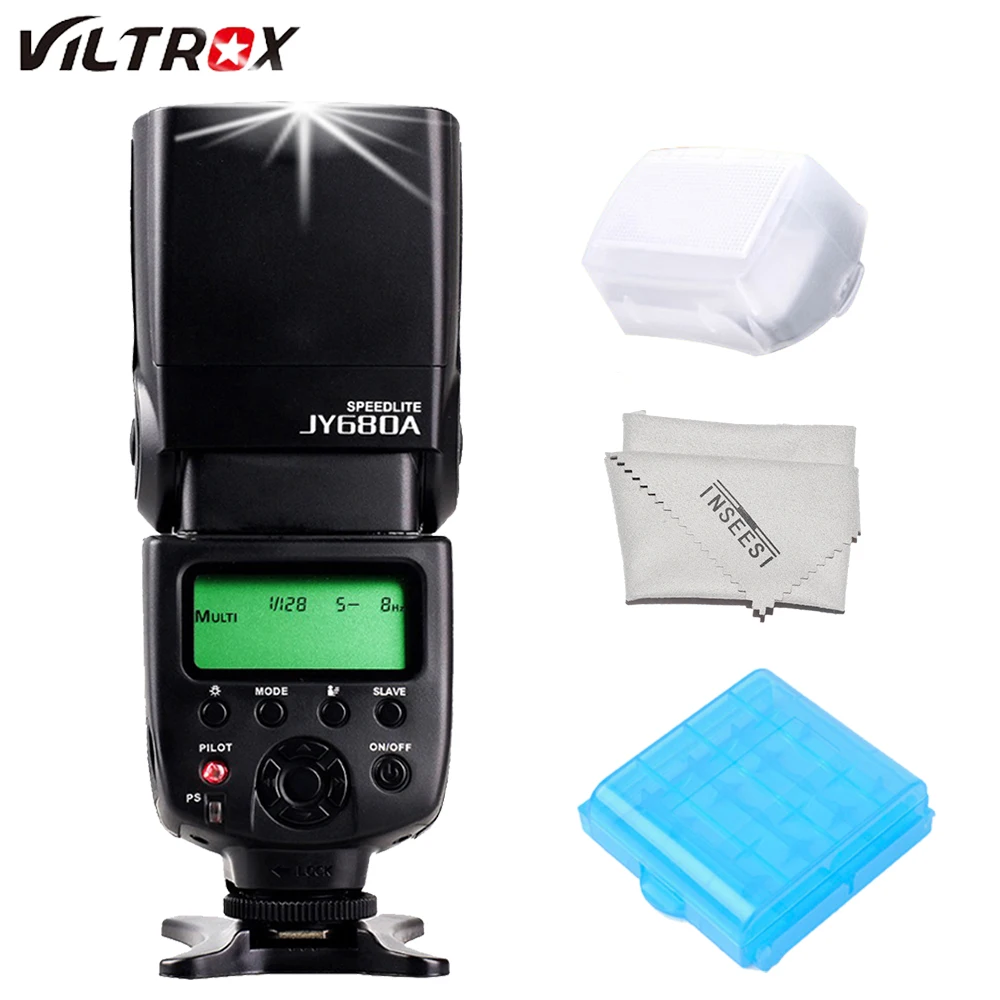 

Viltrox JY-680A Universal Flash Speedlight JY680A For Canon Nikon Pentax Olympus Fotocamere