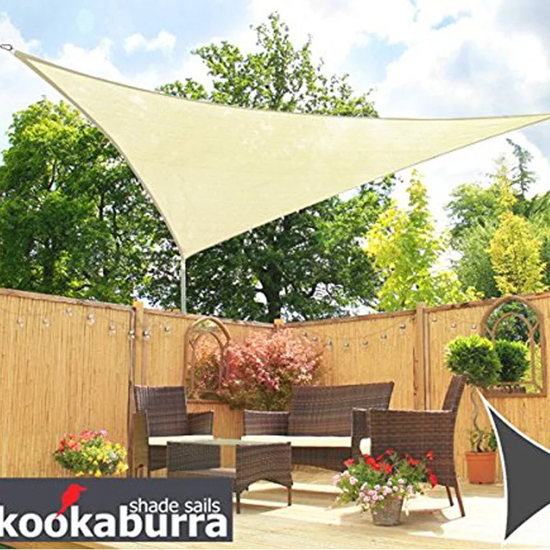 3m Outdoor Sun Shelter Waterproof Awning Triangle Tent Canopy Garden 3m Outdoor Sun Shelter Waterproof Awning Triangle Tent Canopy Garden Beach Picnic Camp Shade Tarp Travel Sunshade Gazebo In Sails Nets From