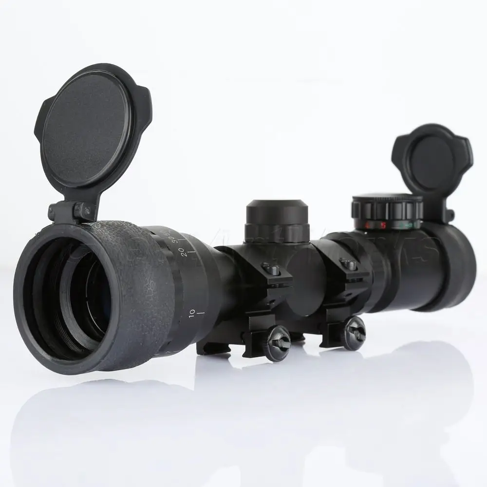 Good 2 6x 32 AOEG Red Green Mil dot Sight Crosshair Scope Optics with Scope Extender