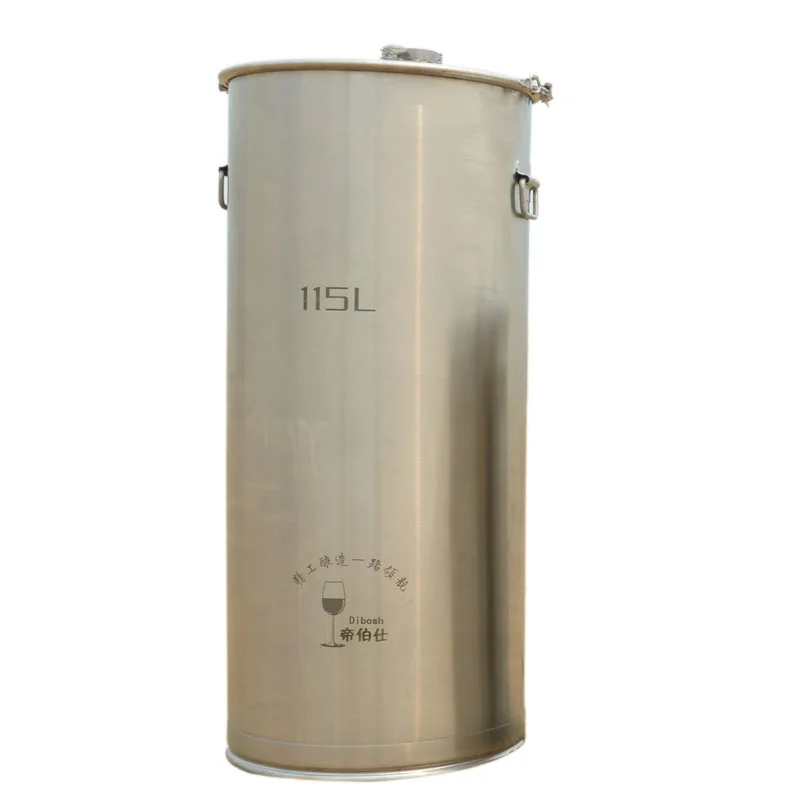 ^Cheap 115L 304 Stainless Steel Bucket Home Brewing Fermentation Tank Wine & Beer Fermenter With Anchor Ear Design Storage Container ^Cheap 115L 304 Stainless Steel Bucket Home Brewing Fermentation Tank Wine & Beer Fermenter With Anchor Ear Design Storage Container