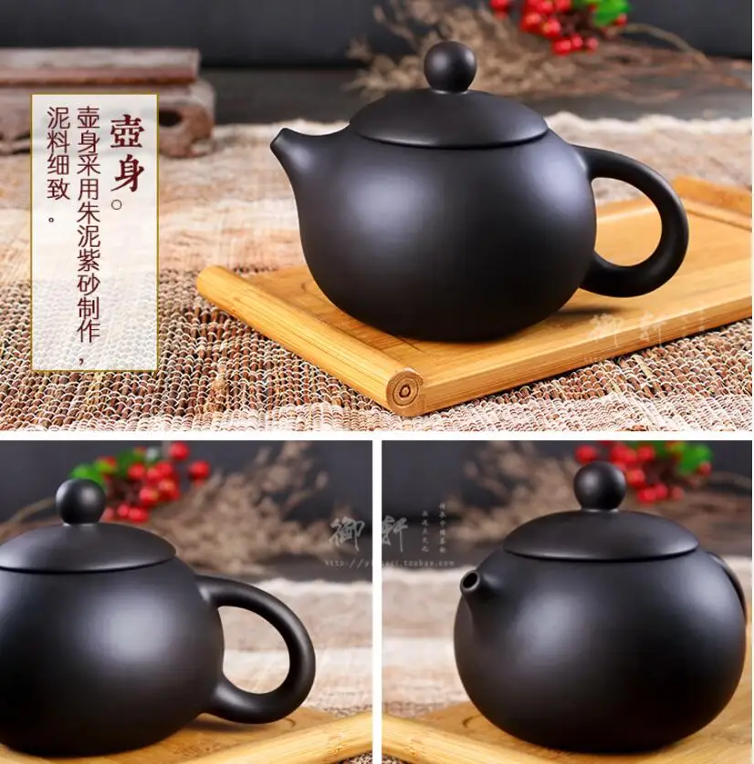 430 мл аутентичный Исин чайник мастер ручной работы китайский здоровье Фиолетовый Глиняный чайный набор кунг-фу Xi Shi горшок Многофункциональный выбор