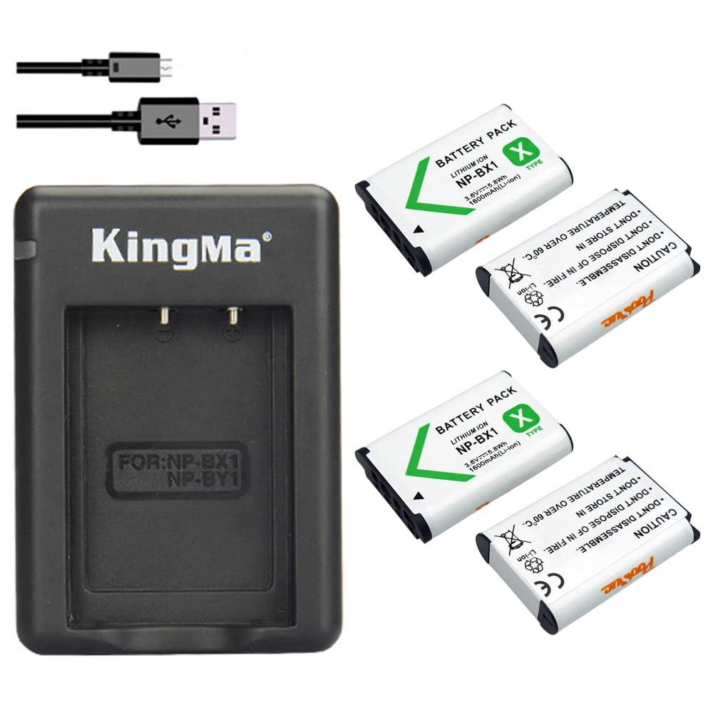 USB Dual Зарядное устройство+ 2x NP-BX1 np bx1 батареи для sony HX50 WX300 RX100 II RX1 HX300 AS15 AS30V AS100v аксессуары - Цвет: 4battery charger