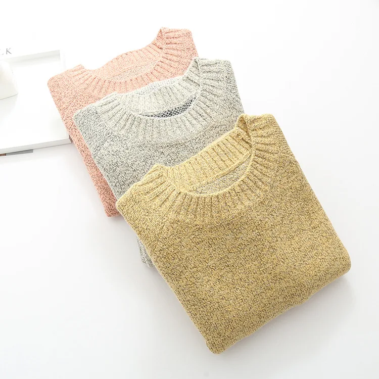 Japanese Style Cartoon Pullover Sweater Autumn Winter New Fashion Woman Knit Sweaters O-Neck Long-Sleeved Pocket Cat Sweater CH750
