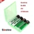 4 шт./упак. Soshine Ni-MH AA 2700 мАч Перезаряжаемые Батарея 2A батареи Batterij Bateria + Портативный Батарея держатель для хранения Box - изображение