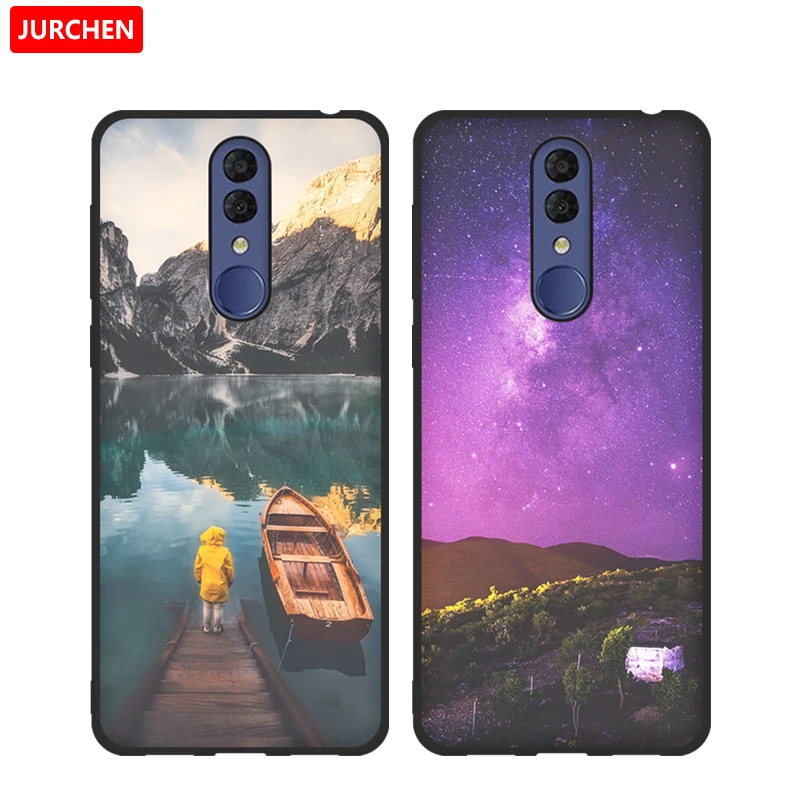 Мягкие силиконовые чехлы JURCHEN для телефонов Alcatel 3 2019 чехол задняя крышка модный