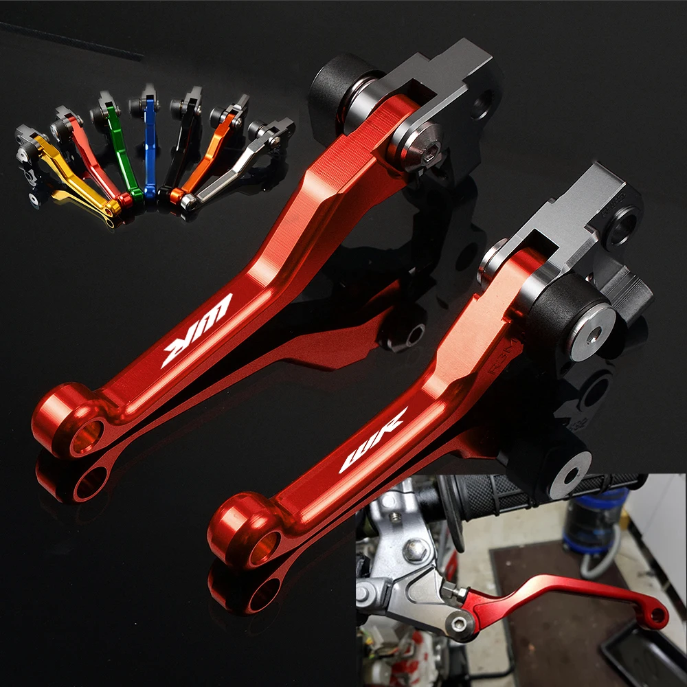 Leve Frizione E Freno Per Moto Cross Husqvarna WR 125-300 - Pieghevoli, In Alluminio CNC, Marca NOLLAM - Foto 12