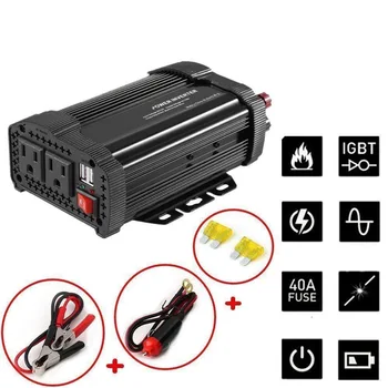 

DC black solar car inverter