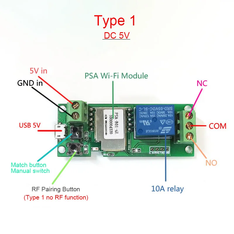 Sonoff wifi переключатель беспроводной релейный модуль DC5V/12 в 24 в 32 В инчинг/самоблокирующийся умный дом автоматизация для доступа к компьютеру