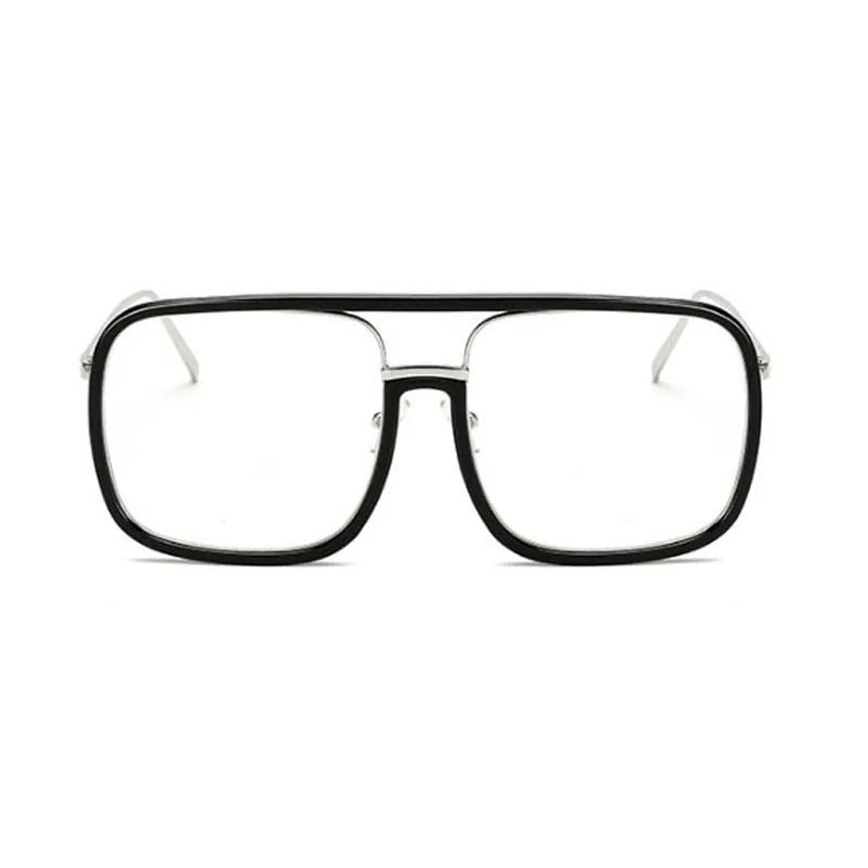 SIMPRECT, квадратные солнцезащитные очки для женщин и мужчин, металлические прозрачные солнцезащитные очки, модные высококачественные Винтажные Солнцезащитные очки Lunette De Soleil Femme - Цвет линз: 7