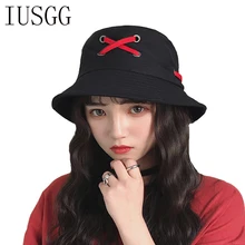 IUSGG летняя шляпа Женская взрослая Панама, шляпа-Панама сплошной повседневный дизайн купол солнцезащитный козырек рыбалка, рыбак шляпа Chapeu хип хоп