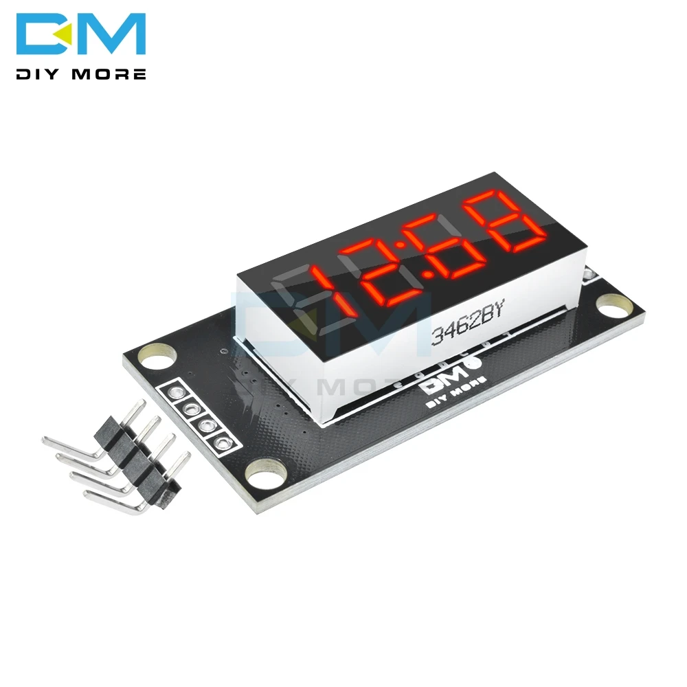 

TM1637 4 Bits Digital Tube LED Display Module With Clock Display timekeeper Module 7-segment display