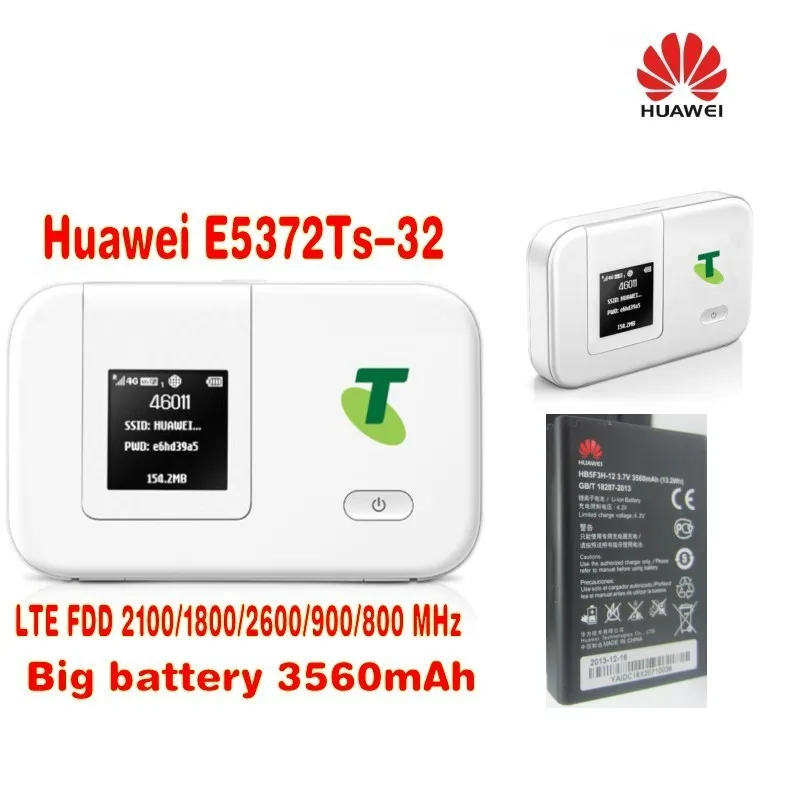 Открыл Huawei большой аккумулятор 3560 мАч e5372ts-32 Кот-4 3 г Wi-Fi маршрутизатор 4 г LTE МИФИ