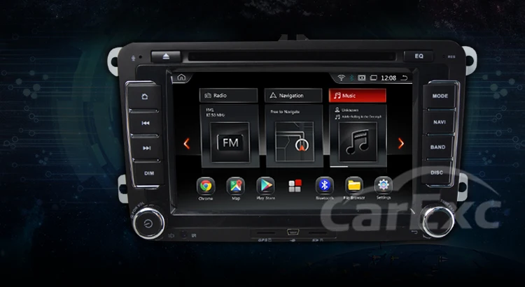 Flash Deal 7 Inch Android 9.0 2 Din Car DVD Player For VW Golf Tiguan Skoda Fabia Rapid Seat Leon Skoda CANBUS Wifi GPS BT USB Radio 12