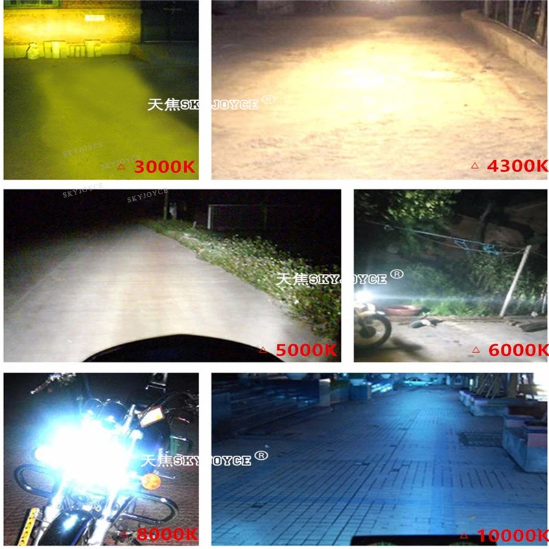 SKYJOYCE 12 в 35 Вт H6 мотоциклетный комплект HID двигателя H4 Hi/Lo hid лампа универсальная BA20D
