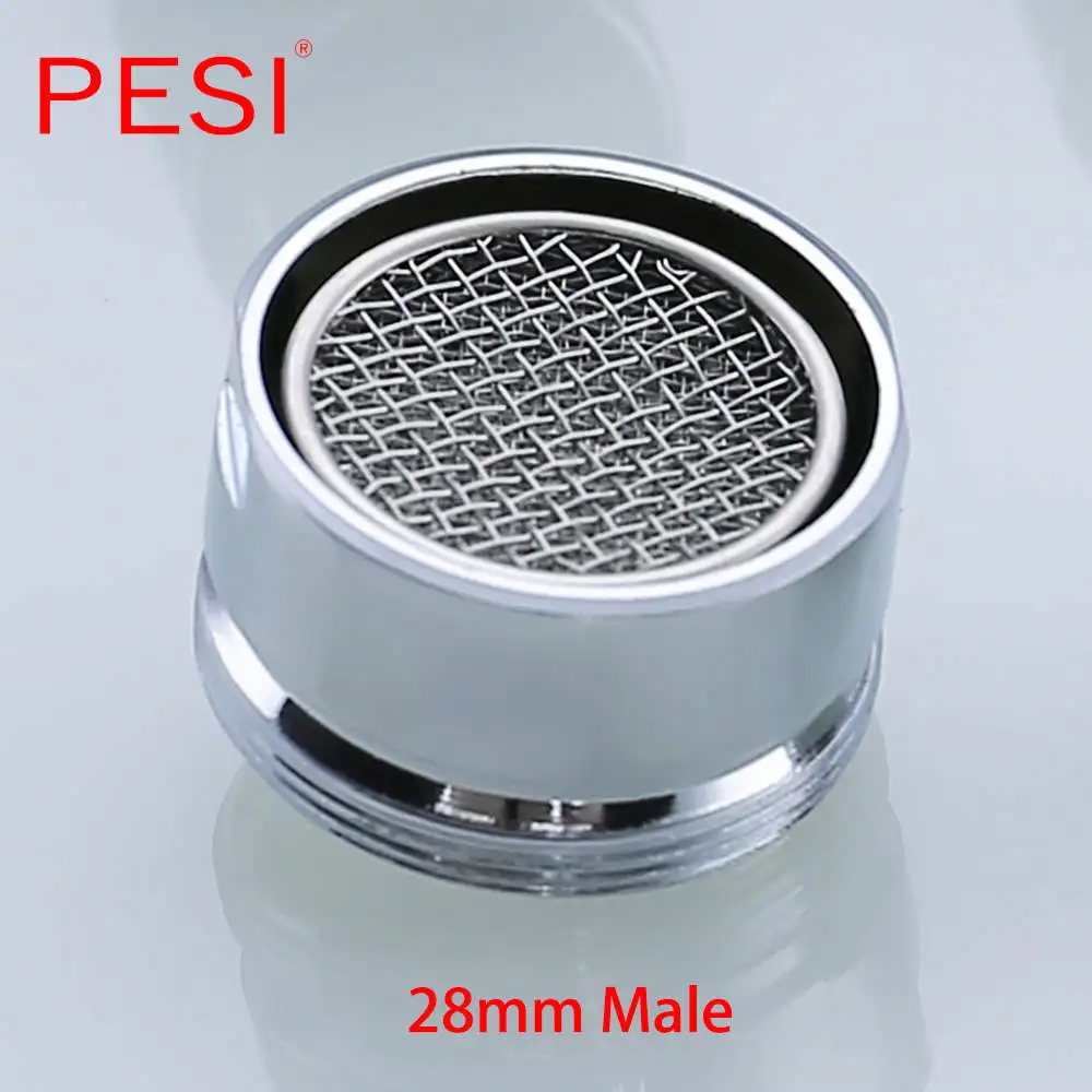 28mm Male Водосберегающий аэратор медный кран для ванной комнаты Bubbler Spout Net Bubbler мягкий цветок вода рот цветы предотвратить всплеск мужской/женский - Цвет: 28mm Male