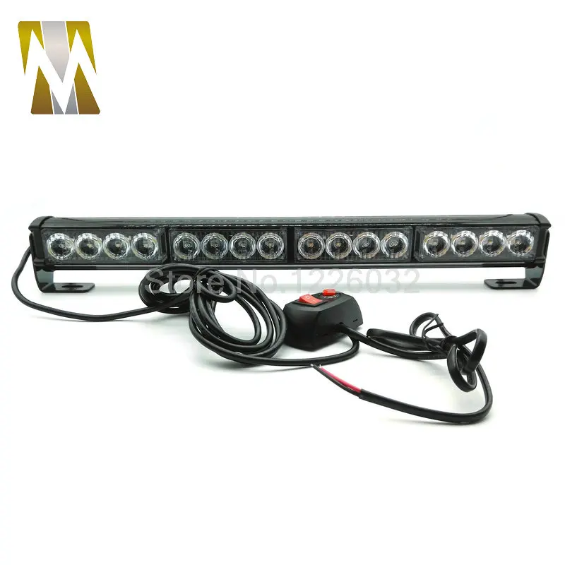 Yellow White Blue Amber Red Green 16 LED High Power Strobe Light Fireman Flashing Police Emergency Warning Fire Flash Car Truck