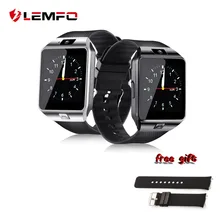 Купить LEMFO SmartWatch DZ09 Смарт-часы Поддержка Bluetooth sim-карта TF шагомер с Батарея Наручные часы для Andriod телефон