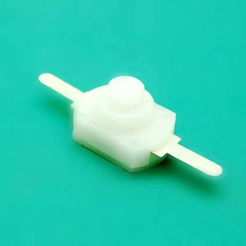

100 PCS Open Close Key Switch Flashlight Switch 2 Foot Button Switch Height 7.8 MM