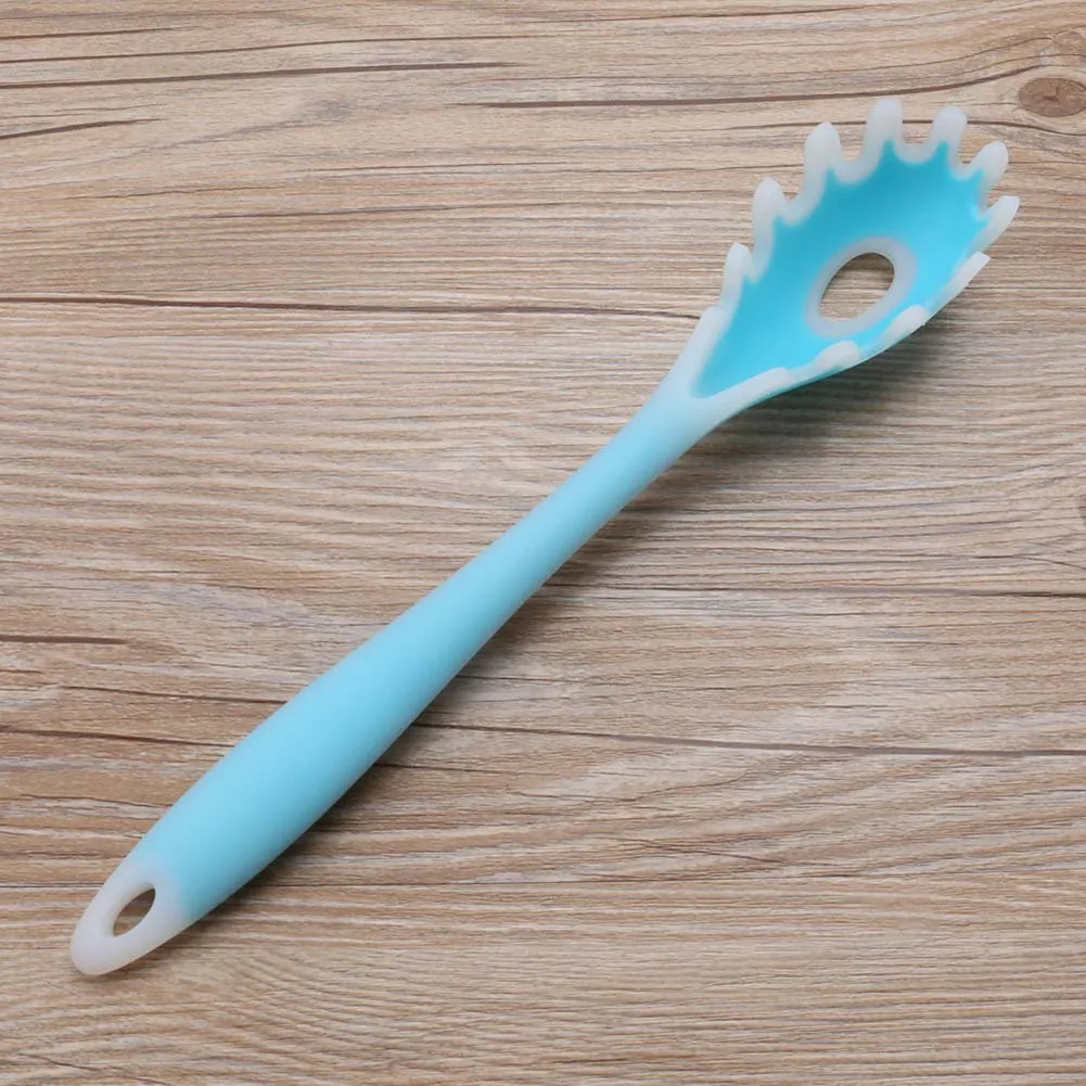 

Kitchen Pasta Noodles Vermicelli Scoop Silicone Measure Server Fork Claw Spaghetti Spoon Cooking Tool MDD88