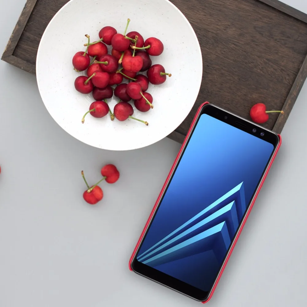 Для samsung Galaxy A8 Plus чехол Nillkin Матовый Жесткий поликарбонатный чехол-крышка для samsung A8+ чехол+ Экран протектор