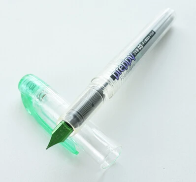 green 1pcs Первая авторучка для ваших детей! Цветная платиновая ручка преппи фонтан школьные офисные принадлежности ручка F перо(1 чернильный конвертер) PPQ-200 - Цвет: green 1pcs