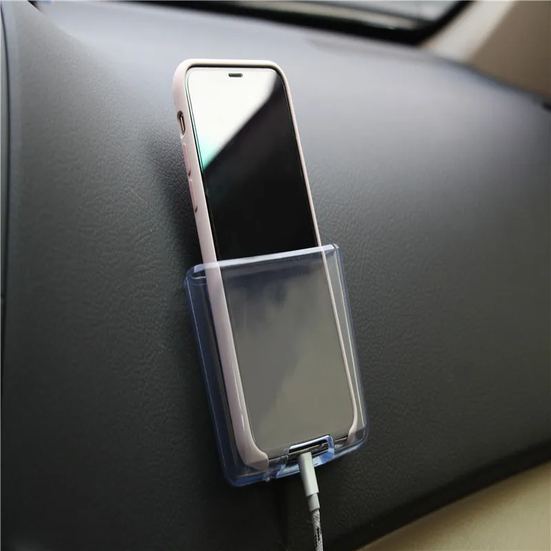 

Car Styling Car Storage box Phone Holder Pocket Organizer For Ford Focus MK2 MK3 MK4 kuga Escape Fiesta Ecosport Mondeo Fusion