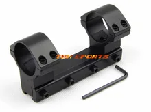 30mm one piece scope mount high type 11mm rail riflescope ring with stop pin Free shipping