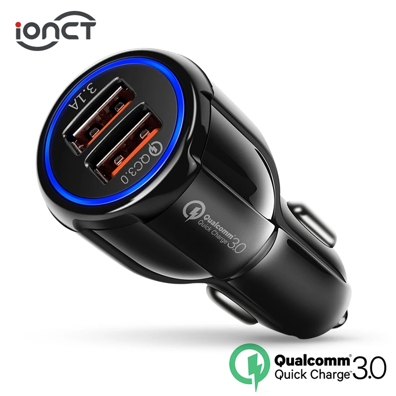 Автомобильное зарядное устройство USB быстрая зарядка 3 0 qc 2 быстрое с портами