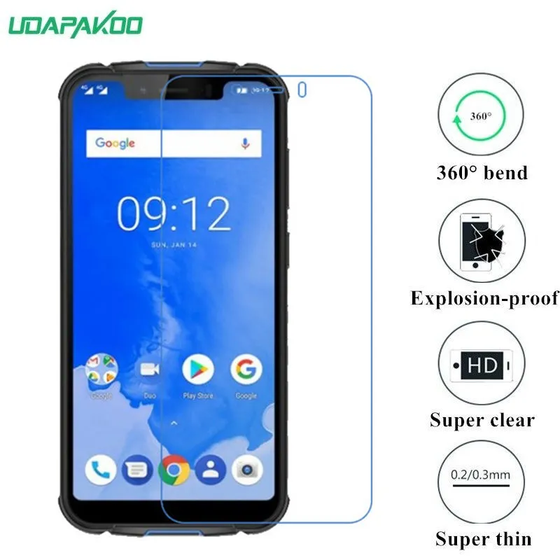 

udapakoo clear Tempered soft glass film for Ulefone Armor 5 Nano Explosion-proof glass Screen Protector