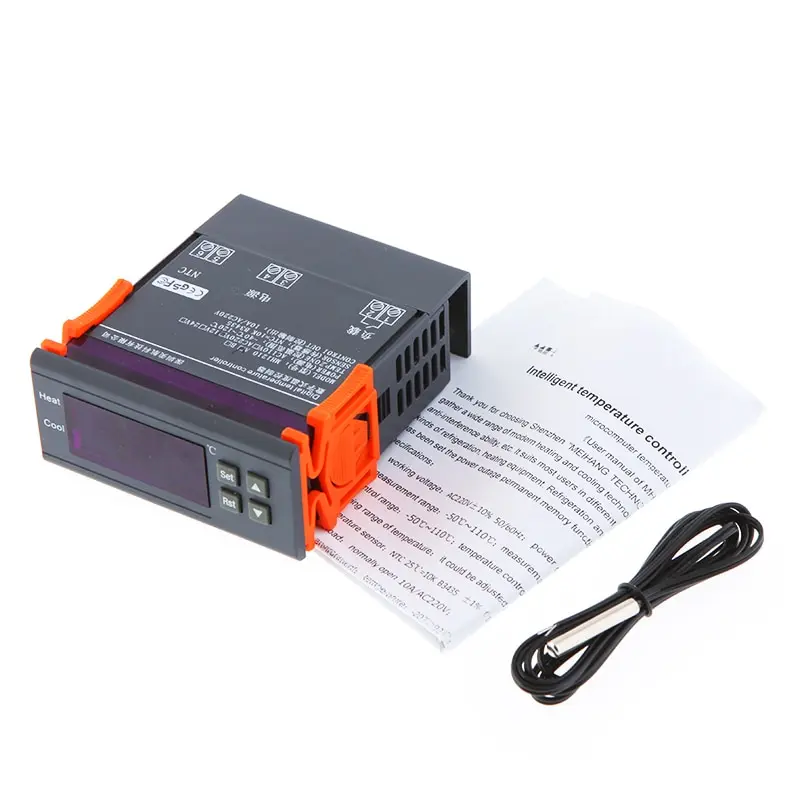 

200-240V thermal regulator Temperature Control Digital thermometer Thermostat Temperature Controller Thermocouple with Sensor