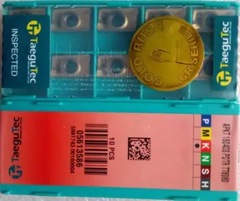 

10PCS TAEGUTEC CARBIDE INSERT APKT 160408 PDTR TT6080