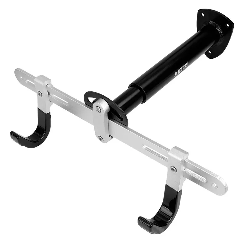 Bicycle Wall Mount Alum. Alloy 50KGS Capacity Rustic Free Rack Tilting Depth Width Adjust W/ Stainl